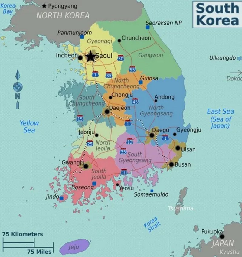 Các cảng biển tại Hàn Quốc